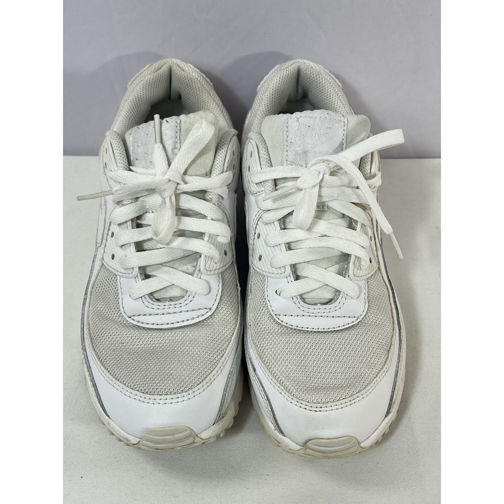 Nike Shoes Mens 8.5 Air Max‎ 90 Athletic Low Sneakers CQ2560-100 Triple White